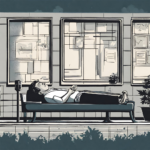 A man taking a polite nap on a public bench